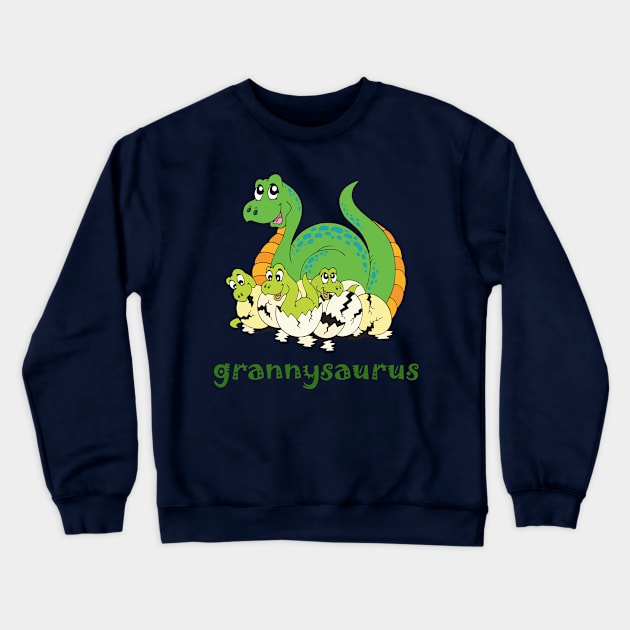 grannysaurus Crewneck Sweatshirt by cdclocks